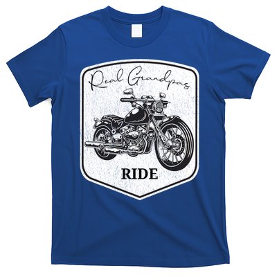 Real Grandpas Ride Motorcycles Choppers Biker Cute Gift T-Shirt