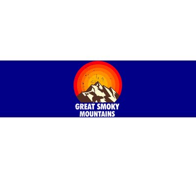 Retro Great Smoky Mountains National Park Bear Vintage Gift Bumper Sticker