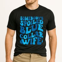 Retro Groovy Somebody's Spoiled Blue Collar Wife Cooling Performance Crew T-Shirt