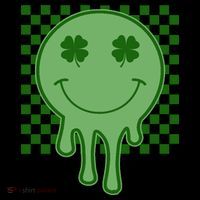 Retro Groovy St Patricks Smiley Toddler Sweatshirt