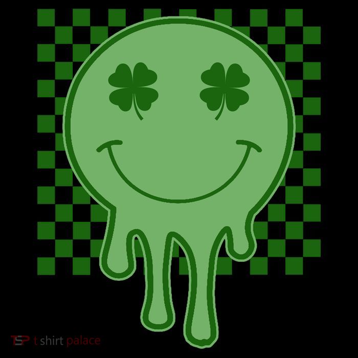 Retro Groovy St Patricks Smiley Toddler Sweatshirt