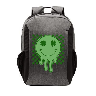 Retro Groovy St Patricks Smiley Vector Backpack