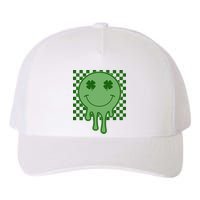 Retro Groovy St Patricks Smiley Yupoong Adult 5-Panel Trucker Hat