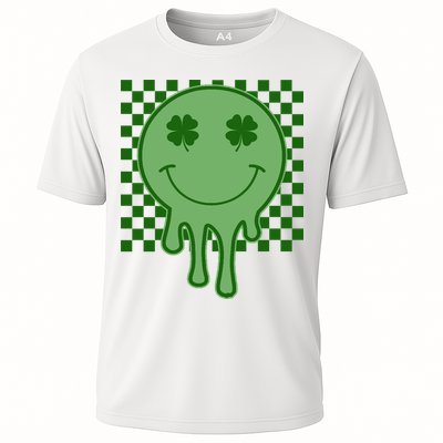 Retro Groovy St Patricks Smiley Performance Shirt