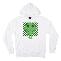 Retro Groovy St Patricks Smiley Hoodie