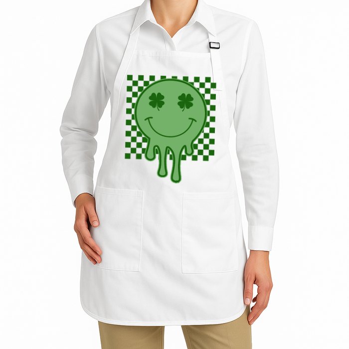 Retro Groovy St Patricks Smiley Apron