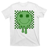 Retro Groovy St Patricks Smiley T-Shirt