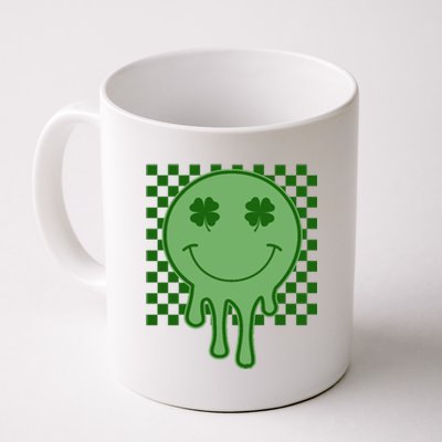 Retro Groovy St Patricks Smiley Coffee Mug