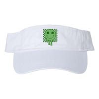 Retro Groovy St Patricks Smiley Valucap Bio-Washed Visor