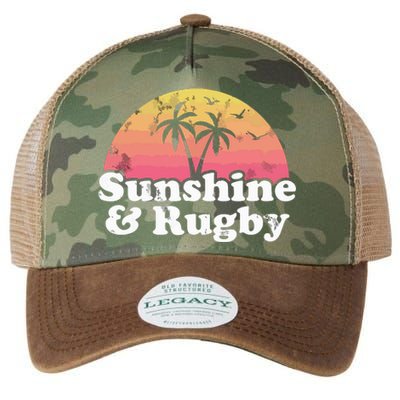 Rugby Gift Sunshine And Rugby Legacy Tie Dye Trucker Hat