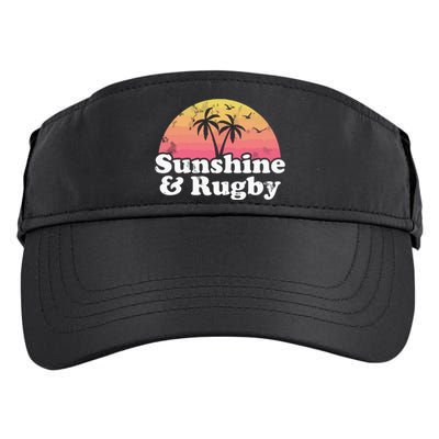 Rugby Gift Sunshine And Rugby Adult Drive Performance Visor