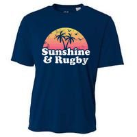 Rugby Gift Sunshine And Rugby Cooling Performance Crew T-Shirt