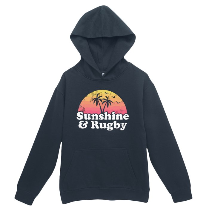 Rugby Gift Sunshine And Rugby Urban Pullover Hoodie