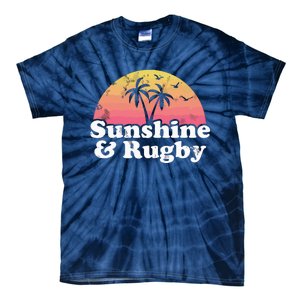 Rugby Gift Sunshine And Rugby Tie-Dye T-Shirt