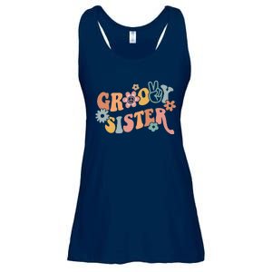 Retro Groovy Sister Matching Family 1st Birthday Party Ladies Essential Flowy Tank