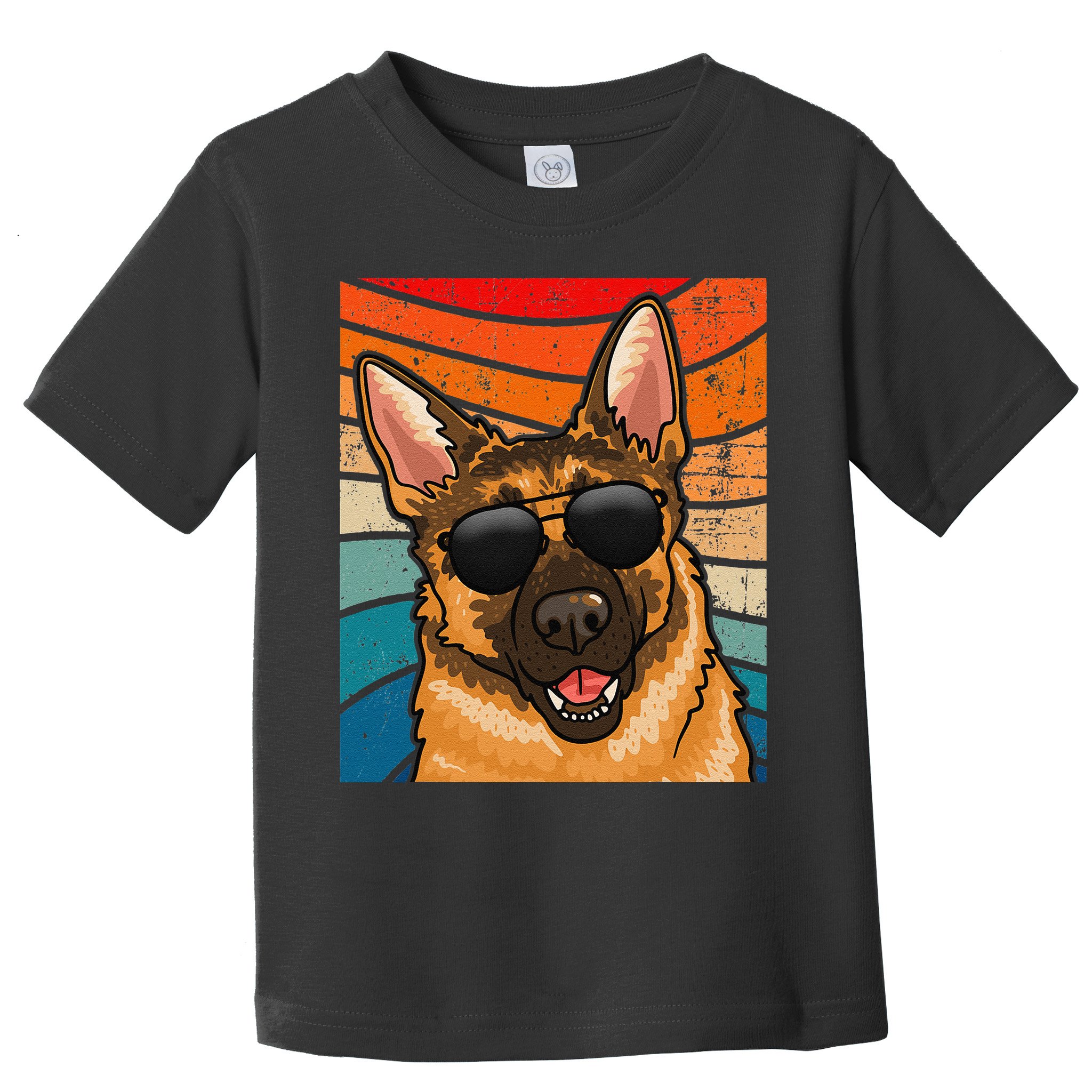 Retro German Shepherd German Shepherd Dog Toddler T-Shirt