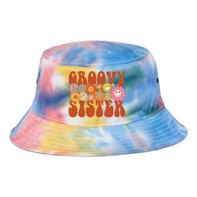 Retro Groovy Sister Matching Family Party Mother's Day Tie Dye Newport Bucket Hat