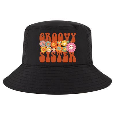 Retro Groovy Sister Matching Family Party Mother's Day Cool Comfort Performance Bucket Hat