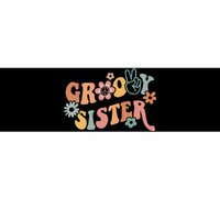 Retro Groovy Sister Matching Family 1st Birthday Party Bumper Sticker