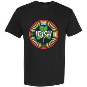 Rainbow Green Shamrock Irish Patricks Day Garment-Dyed Heavyweight T-Shirt