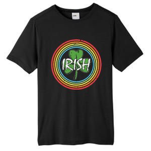 Rainbow Green Shamrock Irish Patricks Day Tall Fusion ChromaSoft Performance T-Shirt