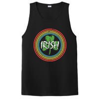 Rainbow Green Shamrock Irish Patricks Day PosiCharge Competitor Tank