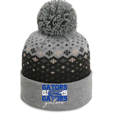 Retro Gators School Sports Name Team The Baniff Cuffed Pom Beanie