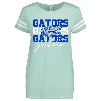 Retro Gators School Sports Name Team Enza Ladies Jersey Football T-Shirt