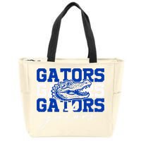 Retro Gators School Sports Name Team Zip Tote Bag