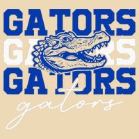 Retro Gators School Sports Name Team Zip Tote Bag