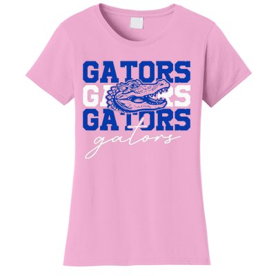 Retro Gators School Sports Name Team Women's T-Shirt