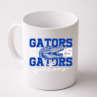 Retro Gators School Sports Name Team Mug