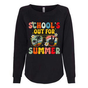 Retro Groovy SchoolS Out For Summer Graduation Teacher Womens California Wash Sweatshirt