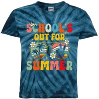 Retro Groovy SchoolS Out For Summer Graduation Teacher Kids Tie-Dye T-Shirt