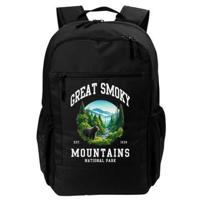 Retro Great Smoky Mountains National Park Women Hiking Backpack
