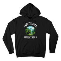 Retro Great Smoky Mountains National Park Women Hiking Tall Hoodie