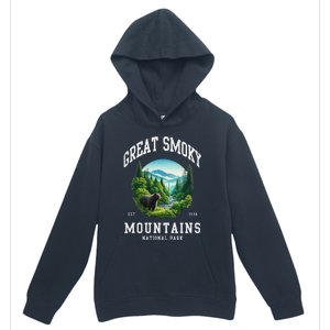 Retro Great Smoky Mountains National Park Women Hiking Urban Pullover Hoodie