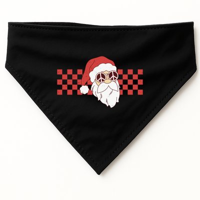 Retro Groovy Santa Claus Christmas USA-Made Doggie Bandana