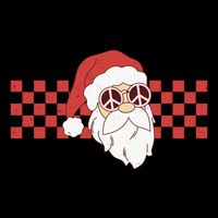 Retro Groovy Santa Claus Christmas City Backpack