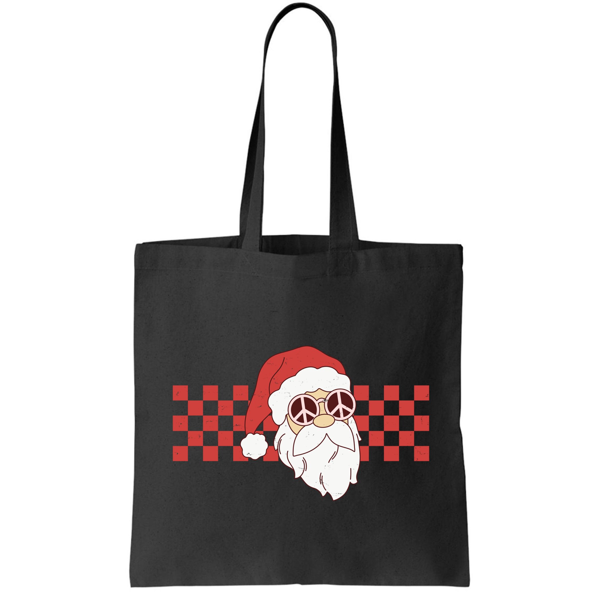 Retro Groovy Santa Claus Christmas Bag