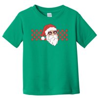 Retro Groovy Santa Claus Christmas Toddler T-Shirt