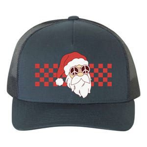 Retro Groovy Santa Claus Christmas Yupoong Adult 5-Panel Trucker Hat