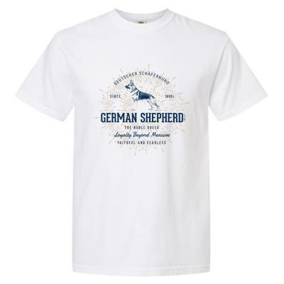 Retro German Shepherd Vintage Garment-Dyed Heavyweight T-Shirt