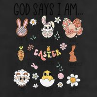 Retro God Says I Am Christian Jesus Happy Easter Day Bunny 15oz Campfire Ceramic Mug