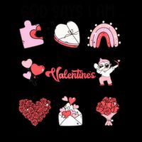 Retro God Says I Am Christian Valentines Day Self Love Gift Flat Bill Trucker Hat