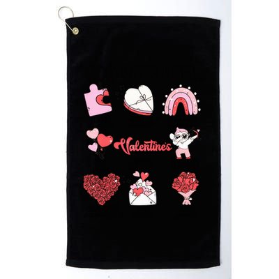 Retro God Says I Am Christian Valentines Day Self Love Gift Golf Towel