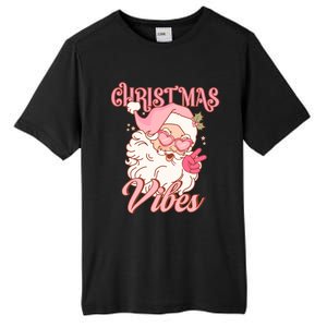 Retro Groovy Santa Claus Christmas Vibes Gift Tall Fusion ChromaSoft Performance T-Shirt