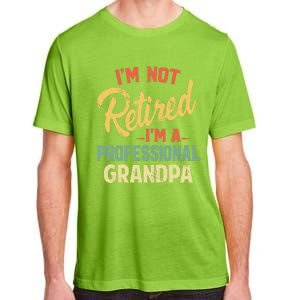 Retired Grandpa Shirts Funny Fathers Day Grandpa Adult ChromaSoft Performance T-Shirt