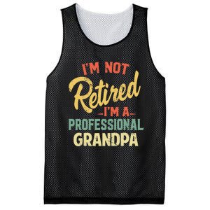 Retired Grandpa Shirts Funny Fathers Day Grandpa Mesh Reversible Basketball Jersey Tank