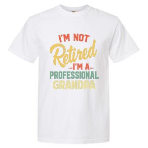 Retired Grandpa Shirts Funny Fathers Day Grandpa Garment-Dyed Heavyweight T-Shirt